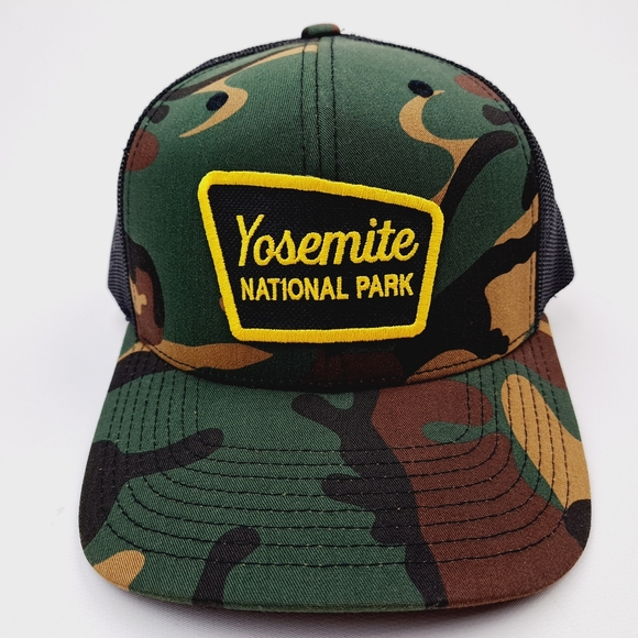 Yosemite National Park Curved Bill Trucker Mesh Snapback Embroidered Pat… - Picture 4 of 5